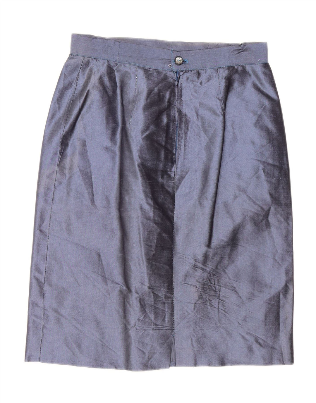 VINTAGE Womens Pencil Skirt W26 Small  Navy Blue Vintage Vintage and Second-Hand Vintage from Messina Hembry 