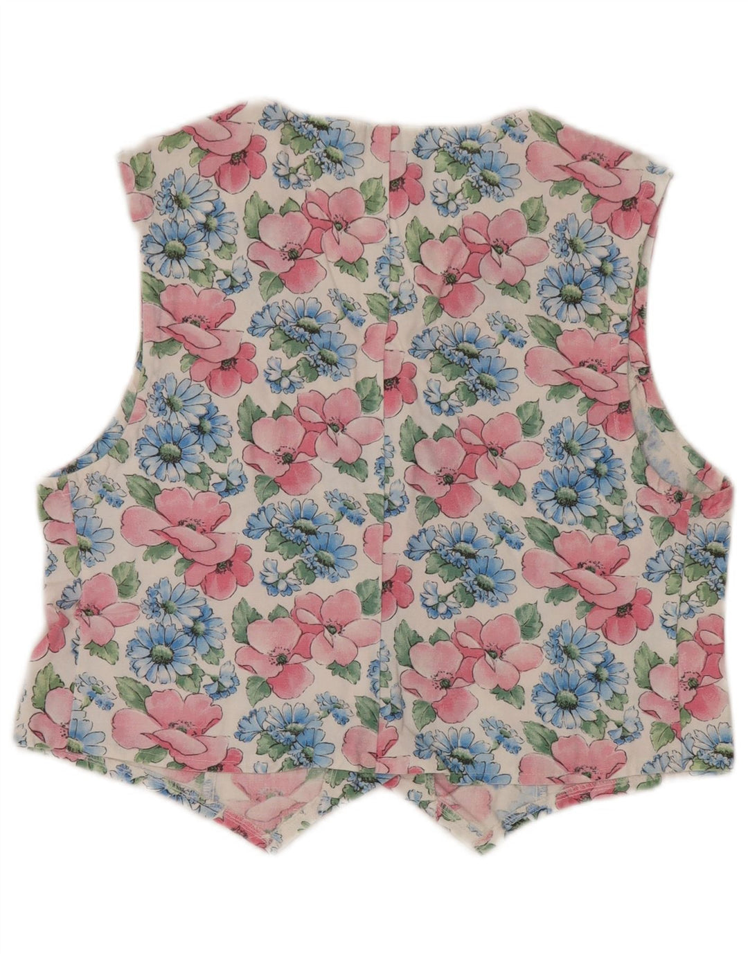 Vestă vintage pentru femei UK 14 Medium Multicolor Floral