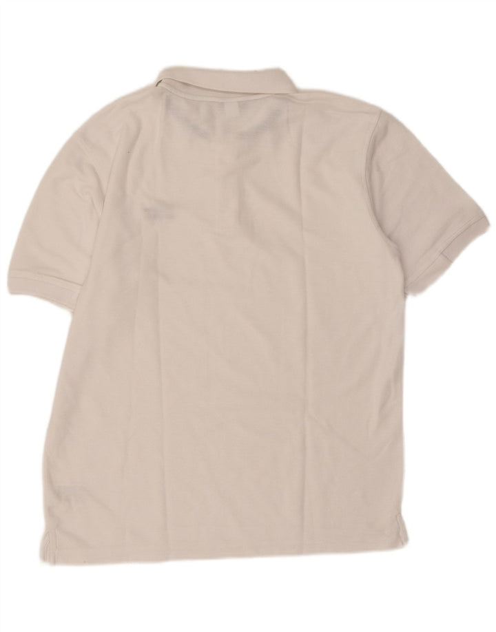 Tricou polo pentru bărbați Umbro Poliester alb mare