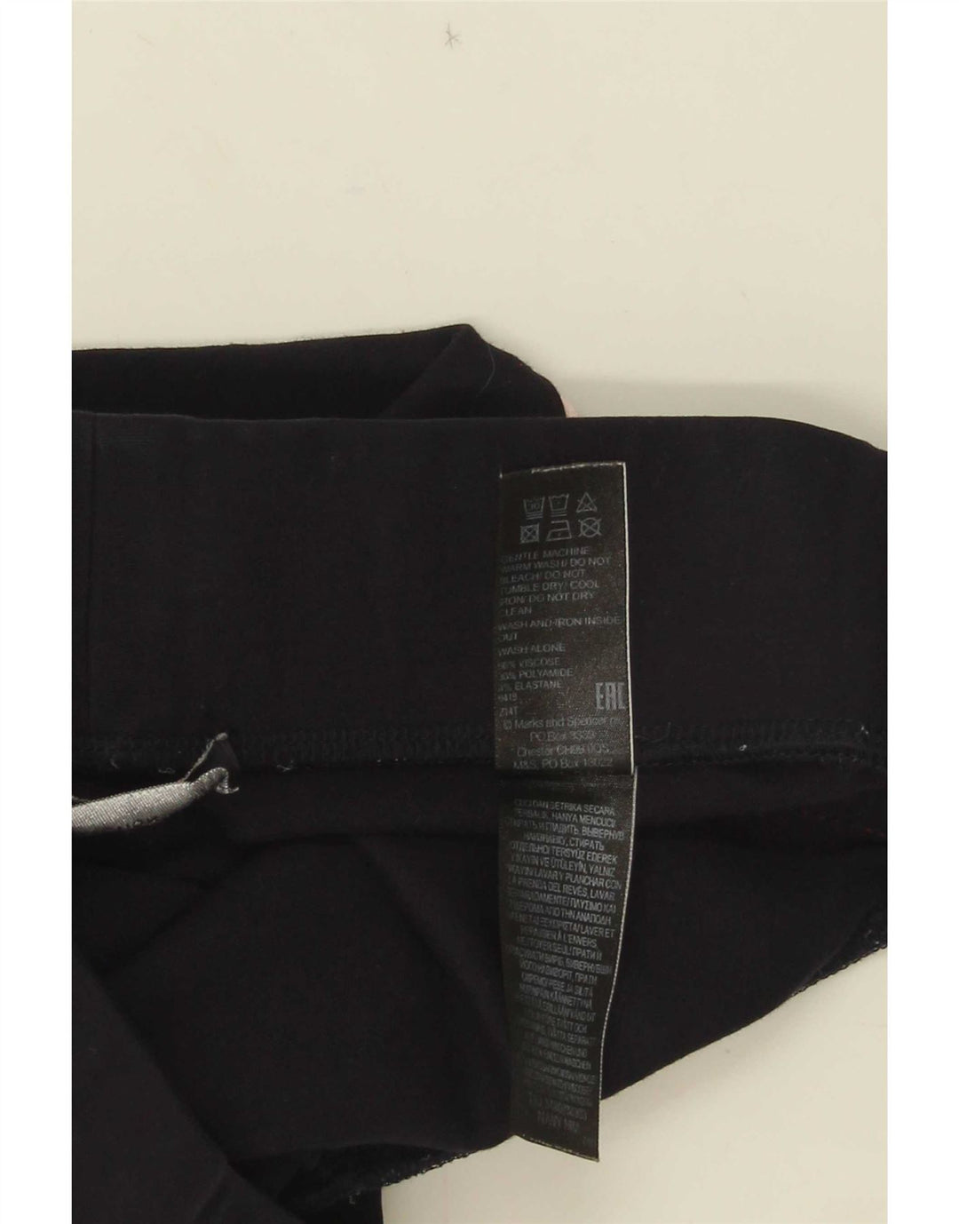 Leggings pentru damă Marks & Spencer UK 10 mic, albastru marin, viscoză