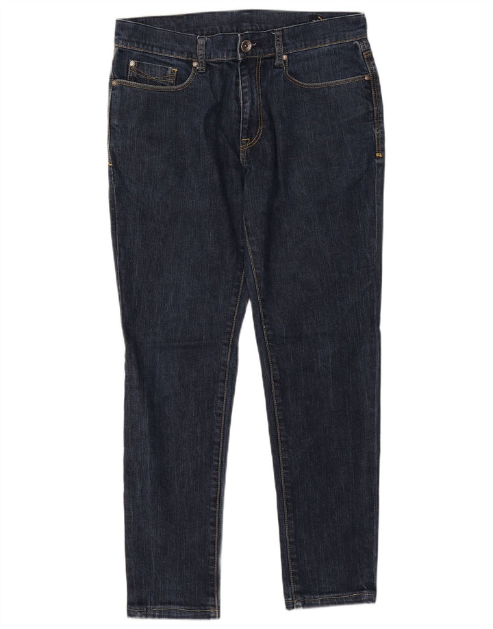 Blugi slim pentru bărbați Rifle W33 L29 Bumbac bleumarin