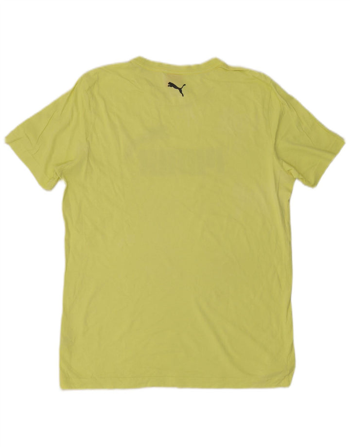 Tricou grafic Puma pentru bărbați Top Mediu Galben