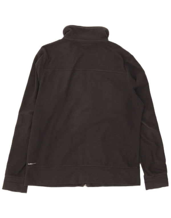 Jachetă Fleece Climawarm Adidas pentru femei UK 20 2XL Negru Poliester color bloc
