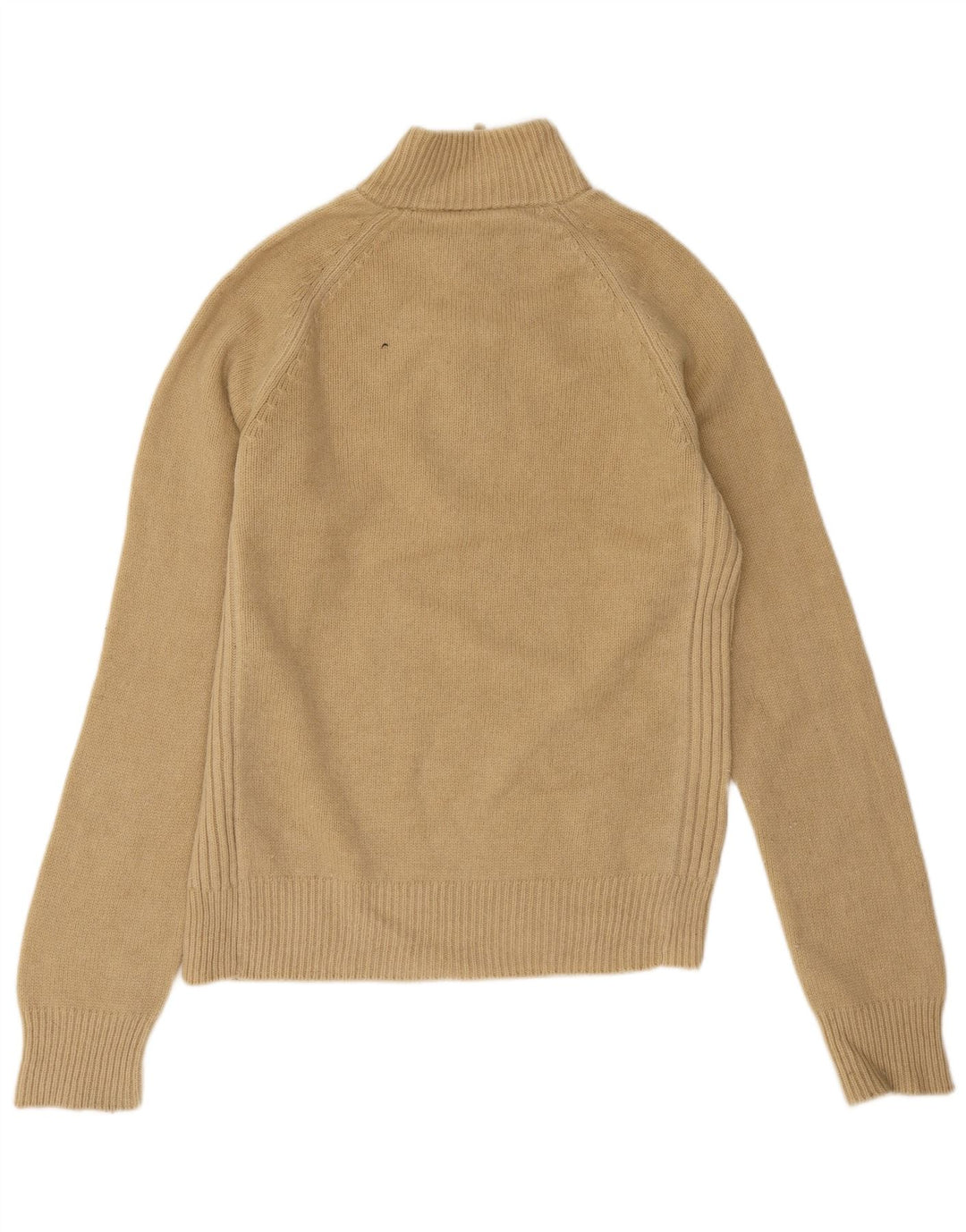 Pulover pentru bărbați Timberland cu fermoar și gât, 2XL, lână de miel bej