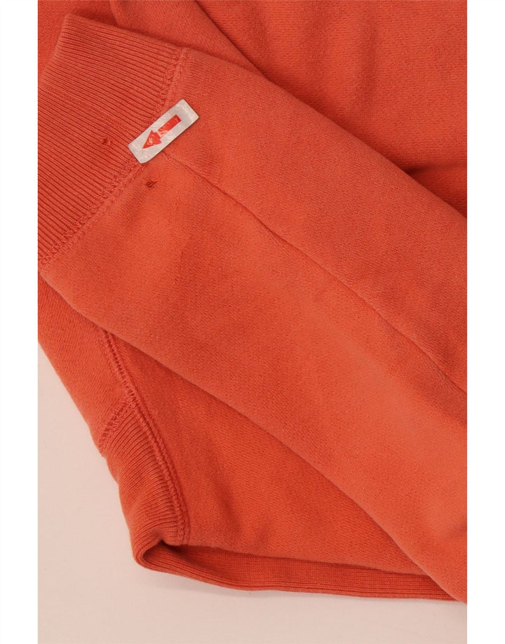 Hanorac cu grafic pentru femei Izod Pulover UK 14 Bumbac portocaliu mediu