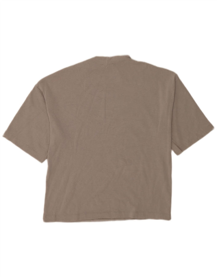 Tricou supradimensionat pentru femei Zara UK 10 Small Gri