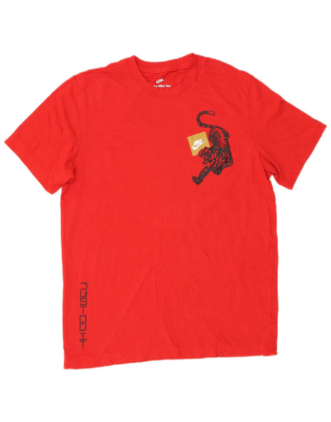 Tricou grafic pentru bărbați Nike Top, bumbac roșu mediu