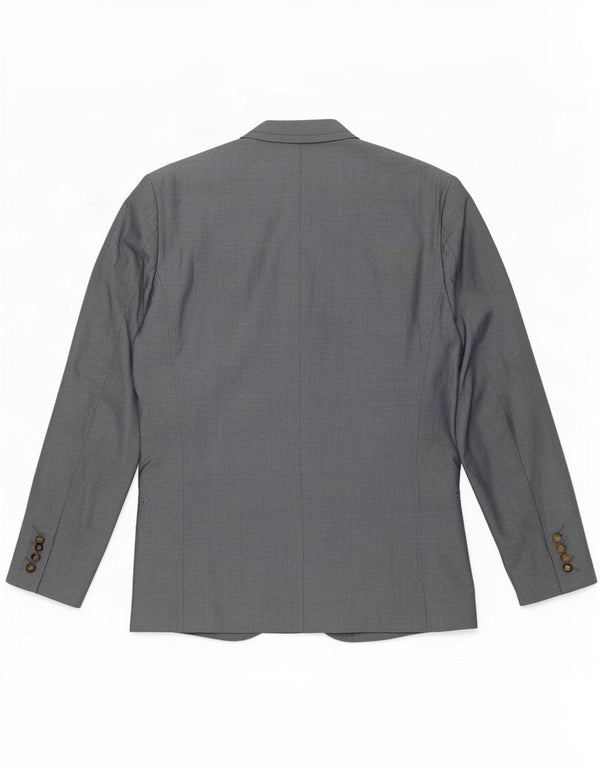 Jachetă pentru bărbați Ted Baker cu 2 nasturi, UK 40, bumbac gri mare