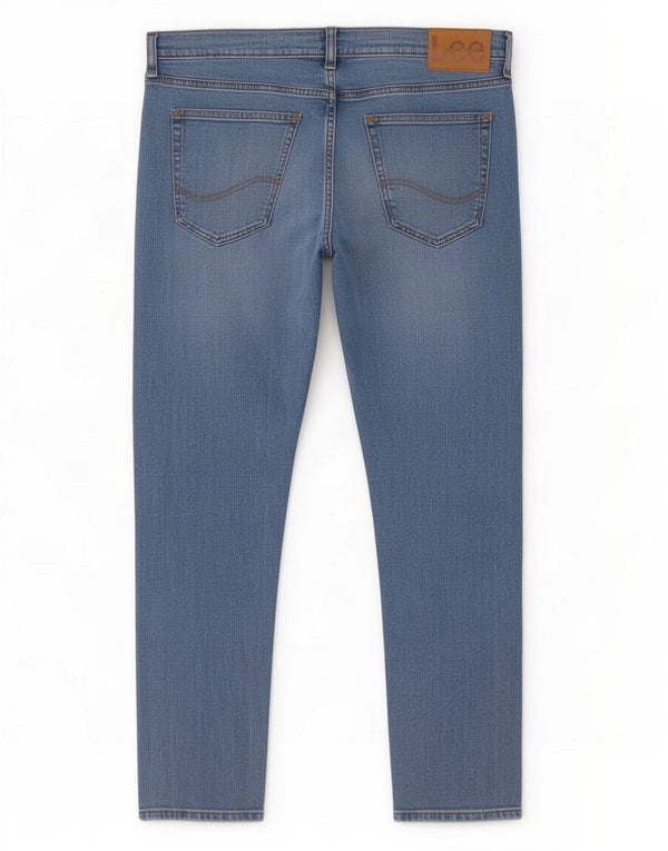 Lee Luke Slim Tapered Jeans pentru bărbați L33 L27 Bumbac albastru