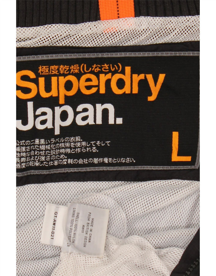 Jachetă de vânt pentru femei SUPERDRY UK 16 Large Black
