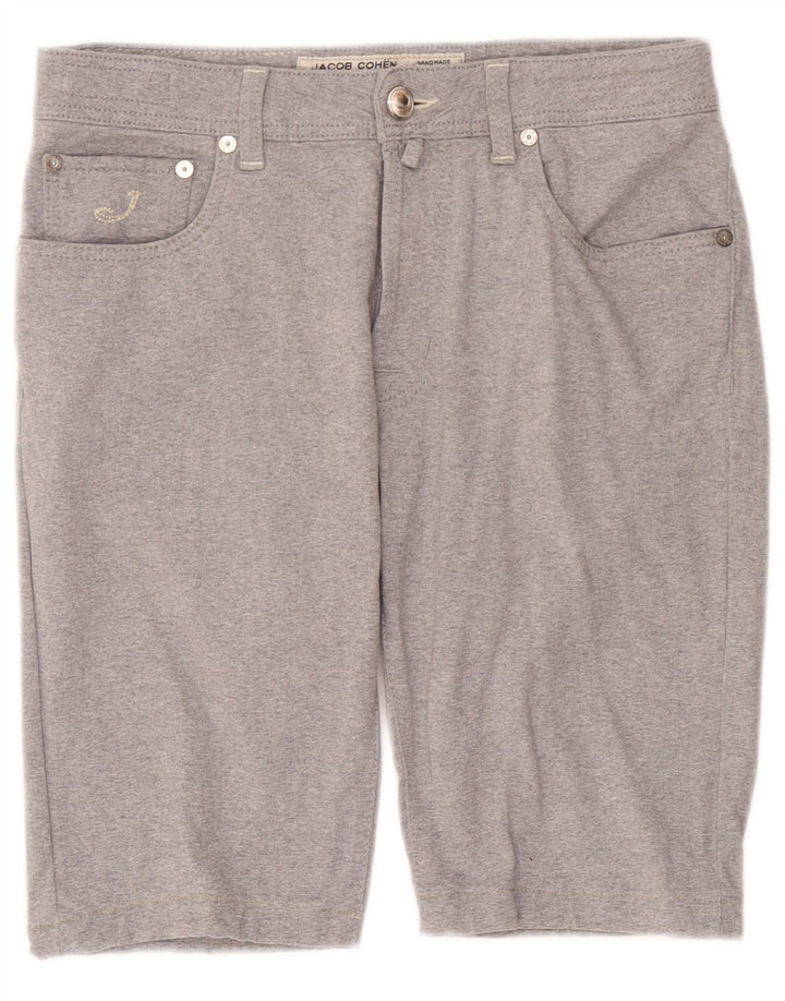 Pantaloni scurți casual pentru bărbați Jacob Cohen W32 bumbac gri mediu