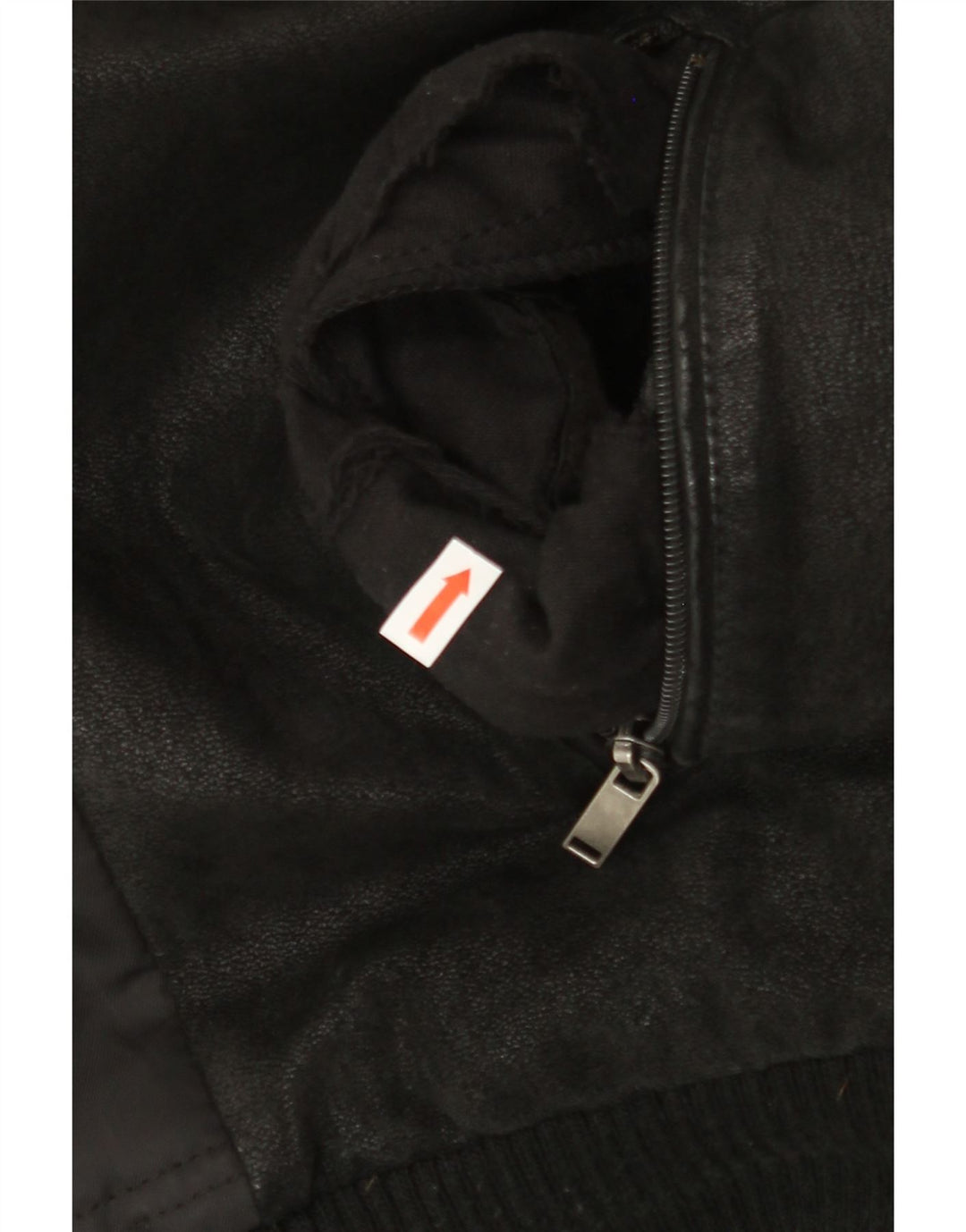 PETER COFOX Mens Padded Jacket UK 42 XL Black Leather Vintage Peter Cofox and Second-Hand Peter Cofox from Messina Hembry 