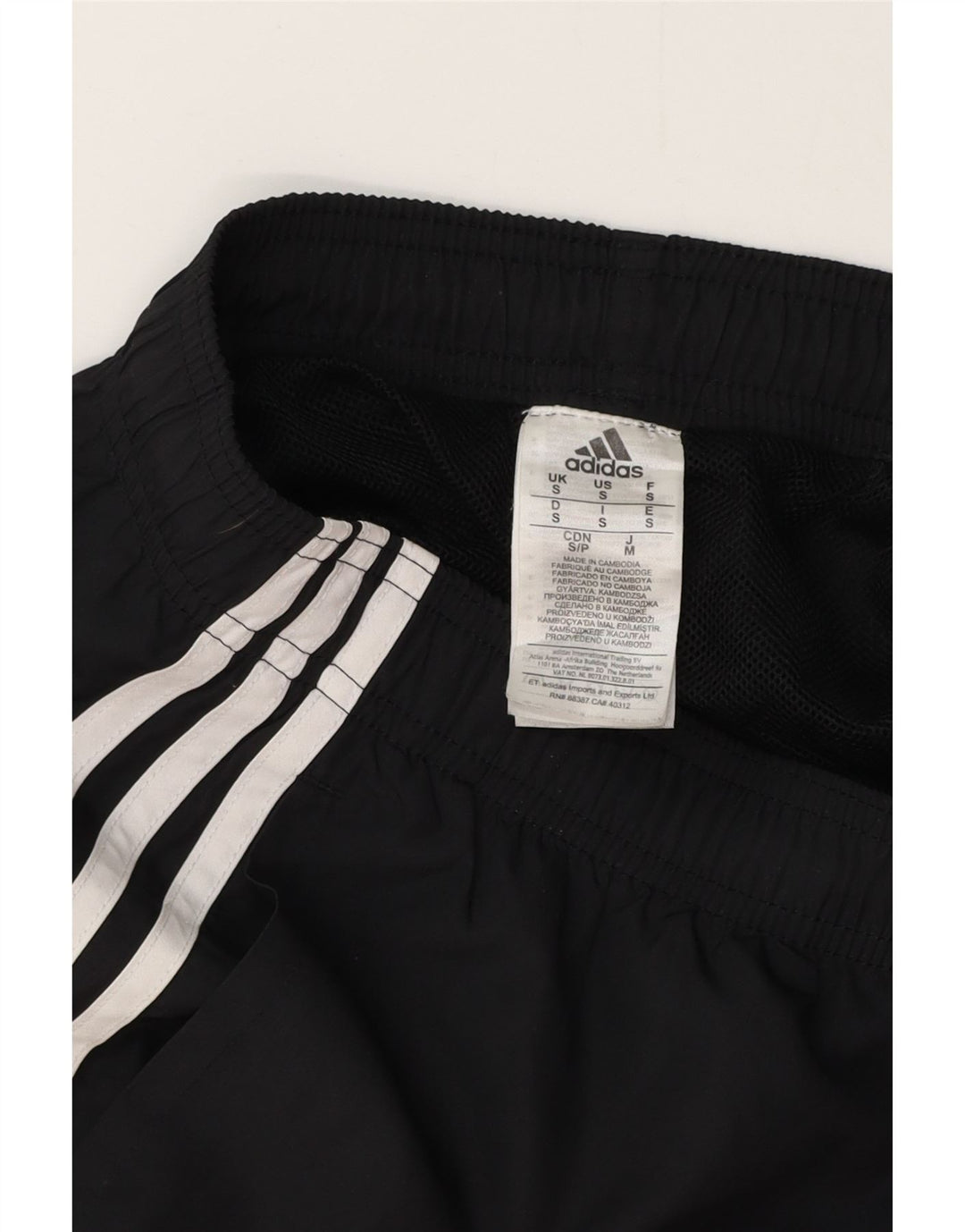 Pantaloni scurți sport ADIDAS pentru bărbați, poliester negru mic