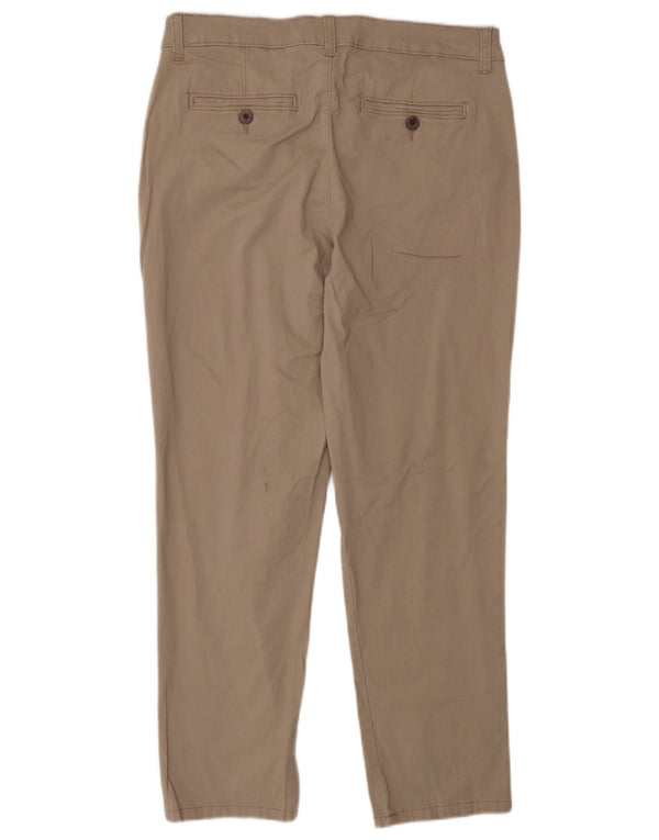 Pantaloni chino pentru femei Lee Riders Slim Fit US 10 Large W32 L28 Bej Bumbac