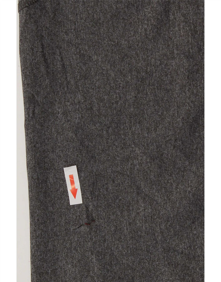 Leggings Capri Under Armour pentru femei UK 14, mare, gri, poliester geometric