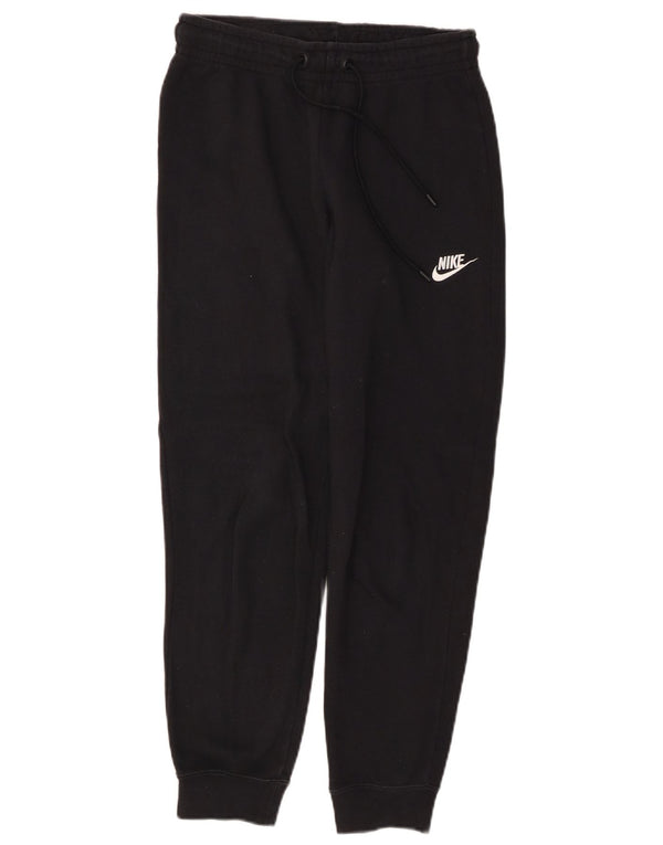 Pantaloni de trening pentru femei NIKE Pantaloni de jogging UK 10 Bumbac negru mic