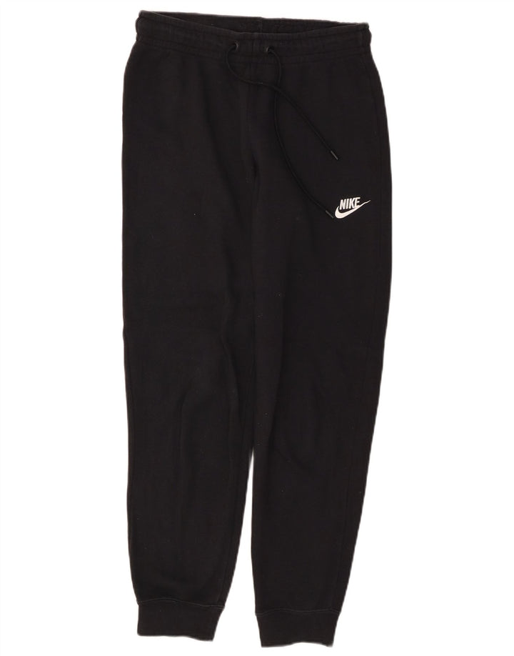 Pantaloni de trening pentru femei NIKE Pantaloni de jogging UK 10 Bumbac negru mic