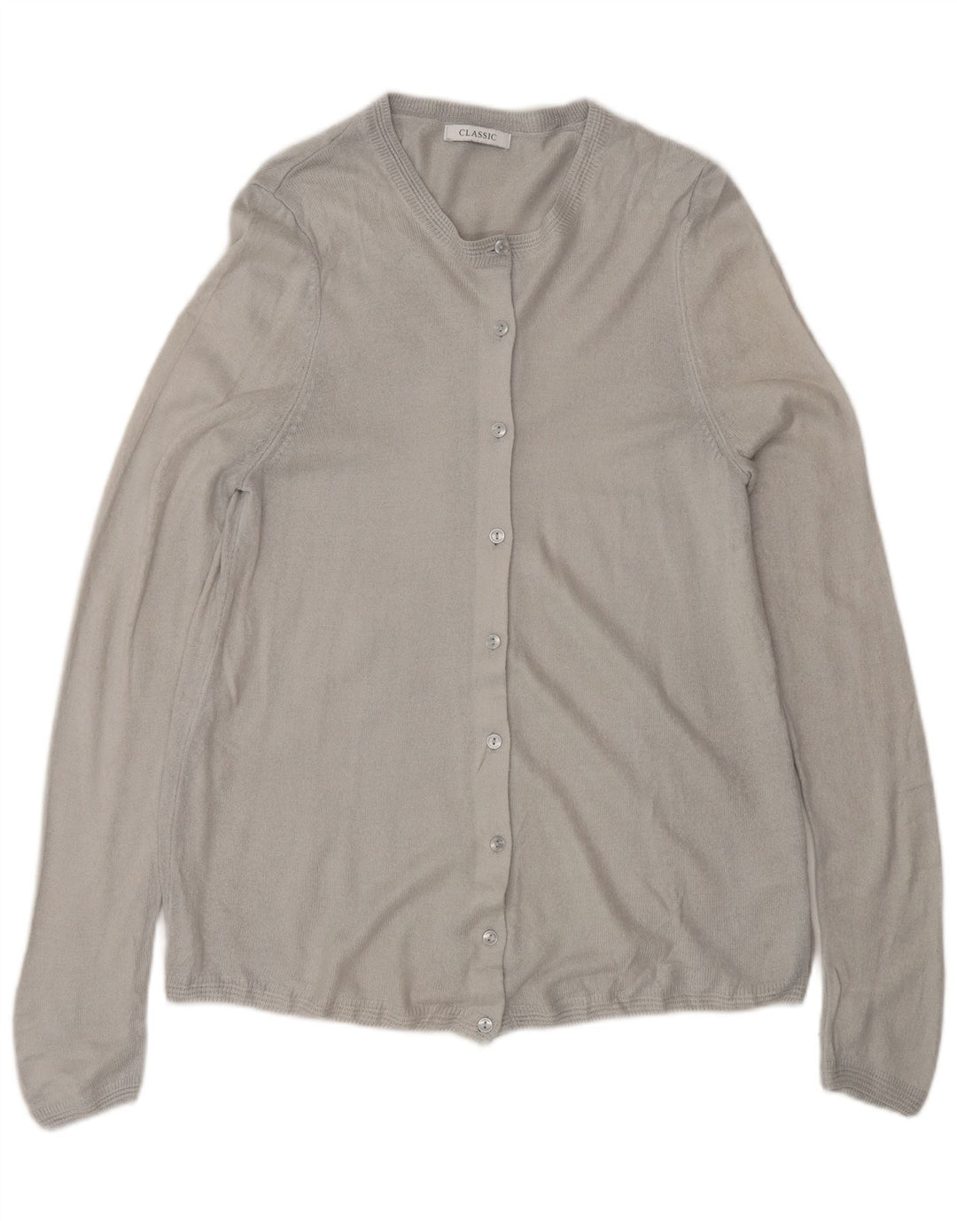 Pulover cardigan pentru femei Marks & Spencer UK 12 Medium Gri Acrilic