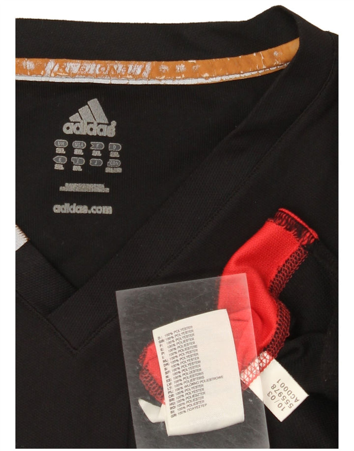 Tricou ADIDAS Climacool pentru bărbați Top 2XL, negru, poliester color bloc