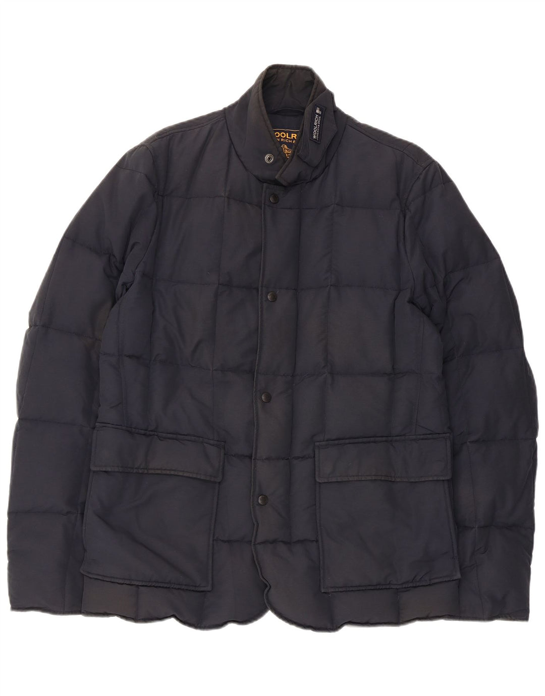 Jachetă căptușită pentru bărbați Woolrich UK 38 Medium Bluemarin Bumbac