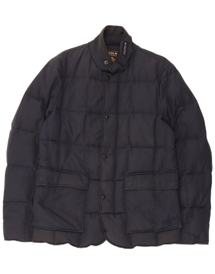 Jachetă căptușită pentru bărbați Woolrich UK 38 Medium Bluemarin Bumbac