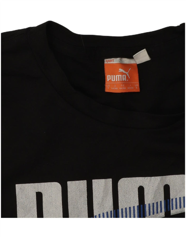 Tricou grafic Puma pentru bărbați Top Small Negru