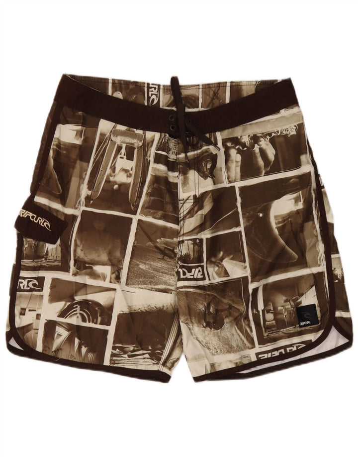 Pantaloni scurți de înot grafic pentru bărbați Rip Curl XL maro mozaic