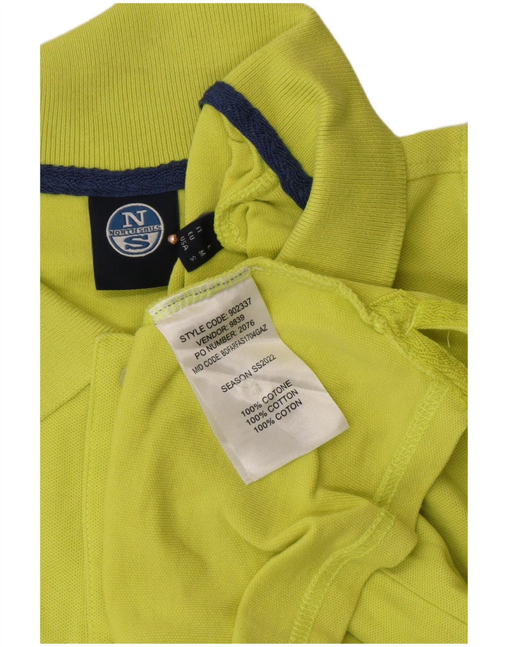 Cămașă polo NORTH SAILS pentru bărbați, bumbac verde mediu