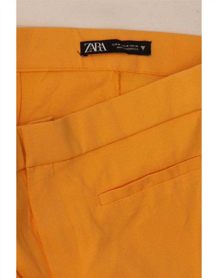 Pantaloni casual pentru femei Bootcut Zara Mediu L30 L26 Galben
