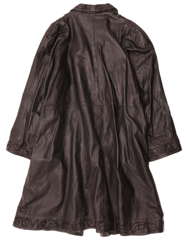 Pleton de piele vintage pentru femei IT 50 XL Negru