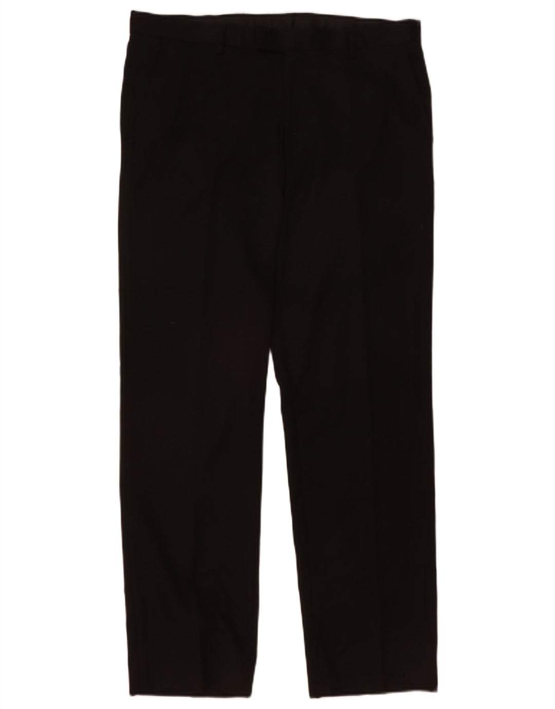 Pantaloni de costum obișnuiți pentru bărbați Marks & Spencer L36 L25 Poliester negru