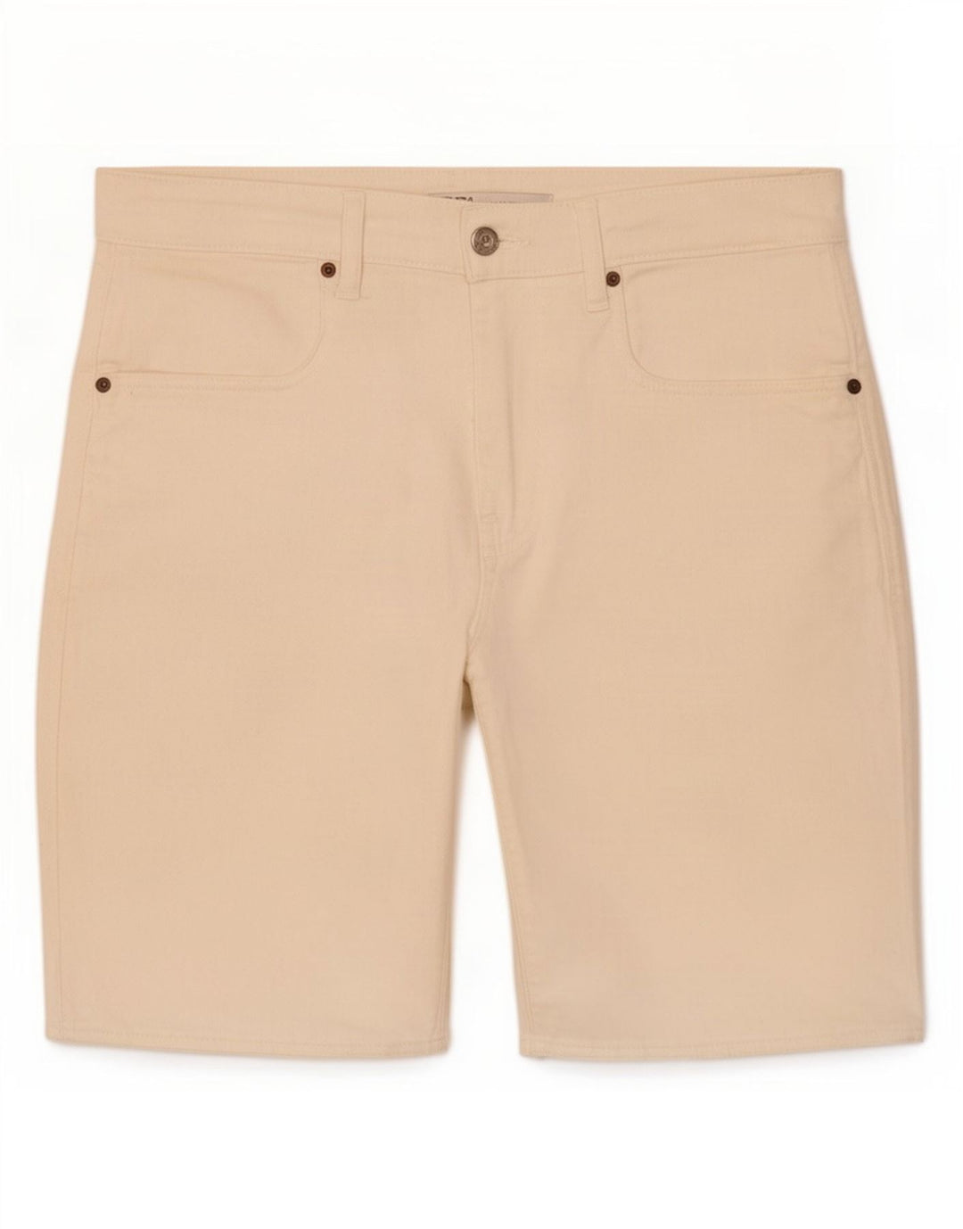 Pantaloni scurți din denim pentru bărbați Zara EU 42 Large W32 Off White