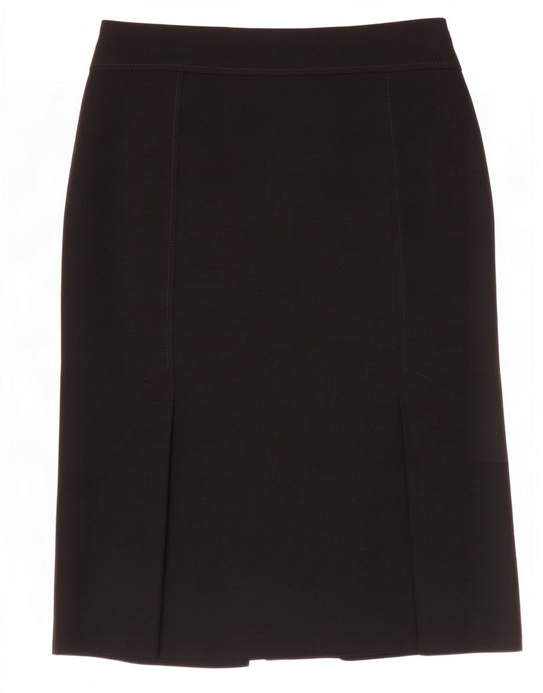 Fusta dreaptă pentru femei Marks & Spencer UK 12 Medium W30 Poliester negru