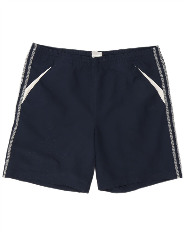 Pantaloni scurți sport pentru bărbați Adidas Climacool, mari, bleumarin, poliester color bloc