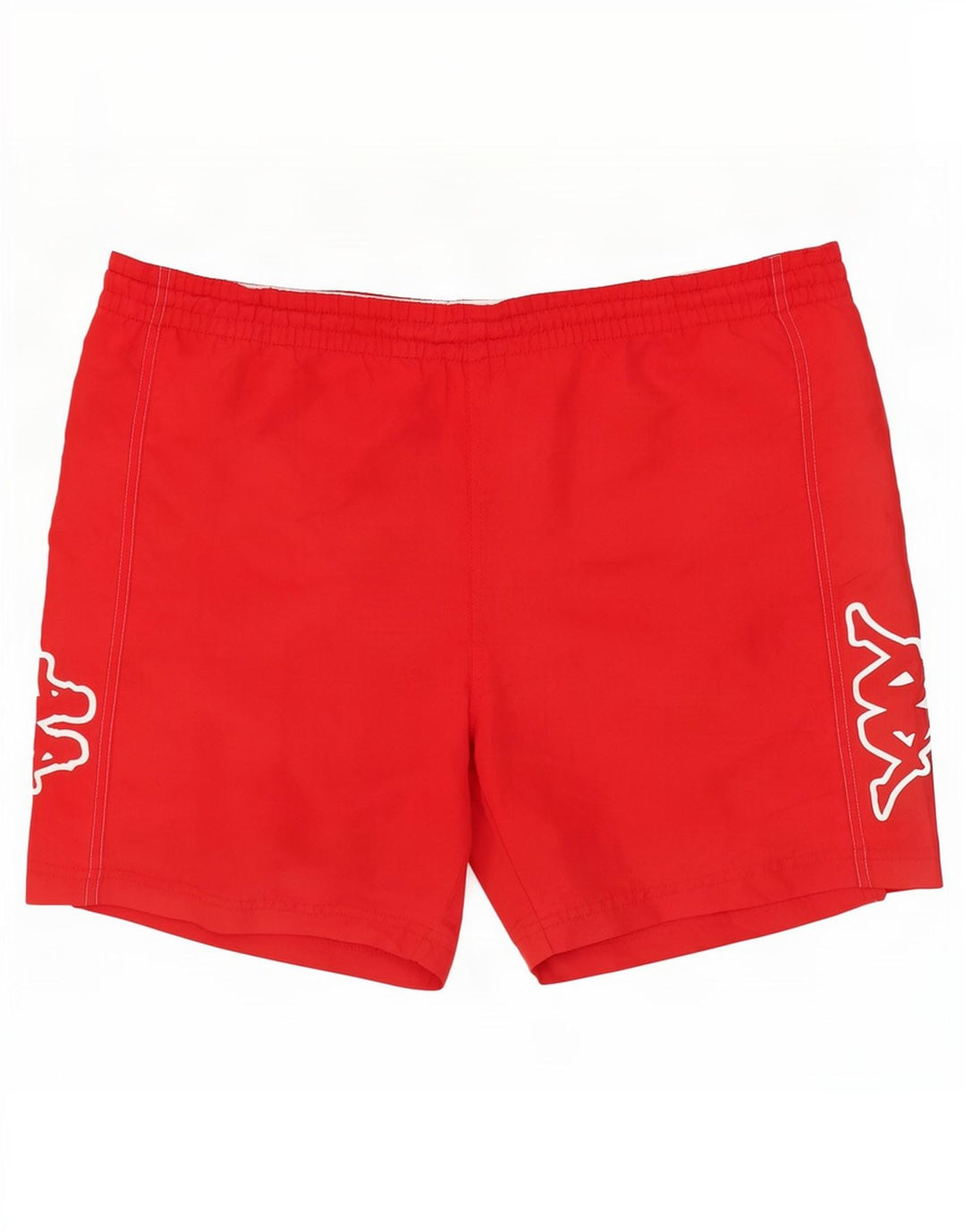 Pantaloni scurți de înot grafic pentru bărbați Kappa, roșii mari