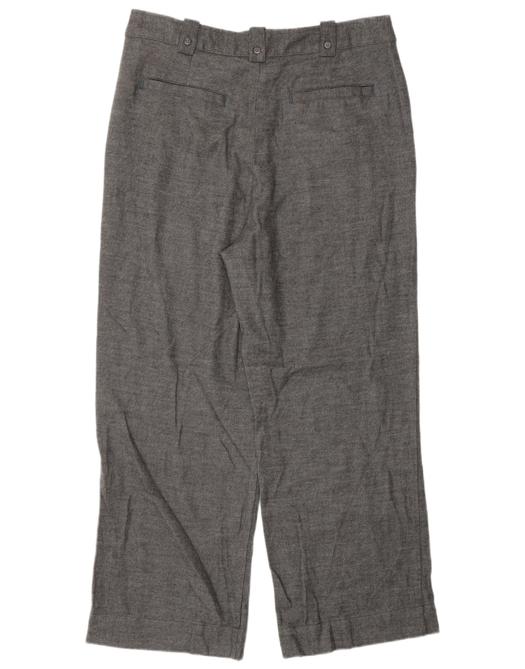 WHITE STUFF Pantaloni casual drepti pentru femei UK 16 Large W34 L29 Gri