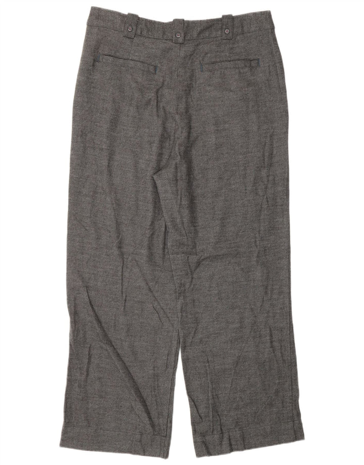 WHITE STUFF Pantaloni casual drepti pentru femei UK 16 Large W34 L29 Gri