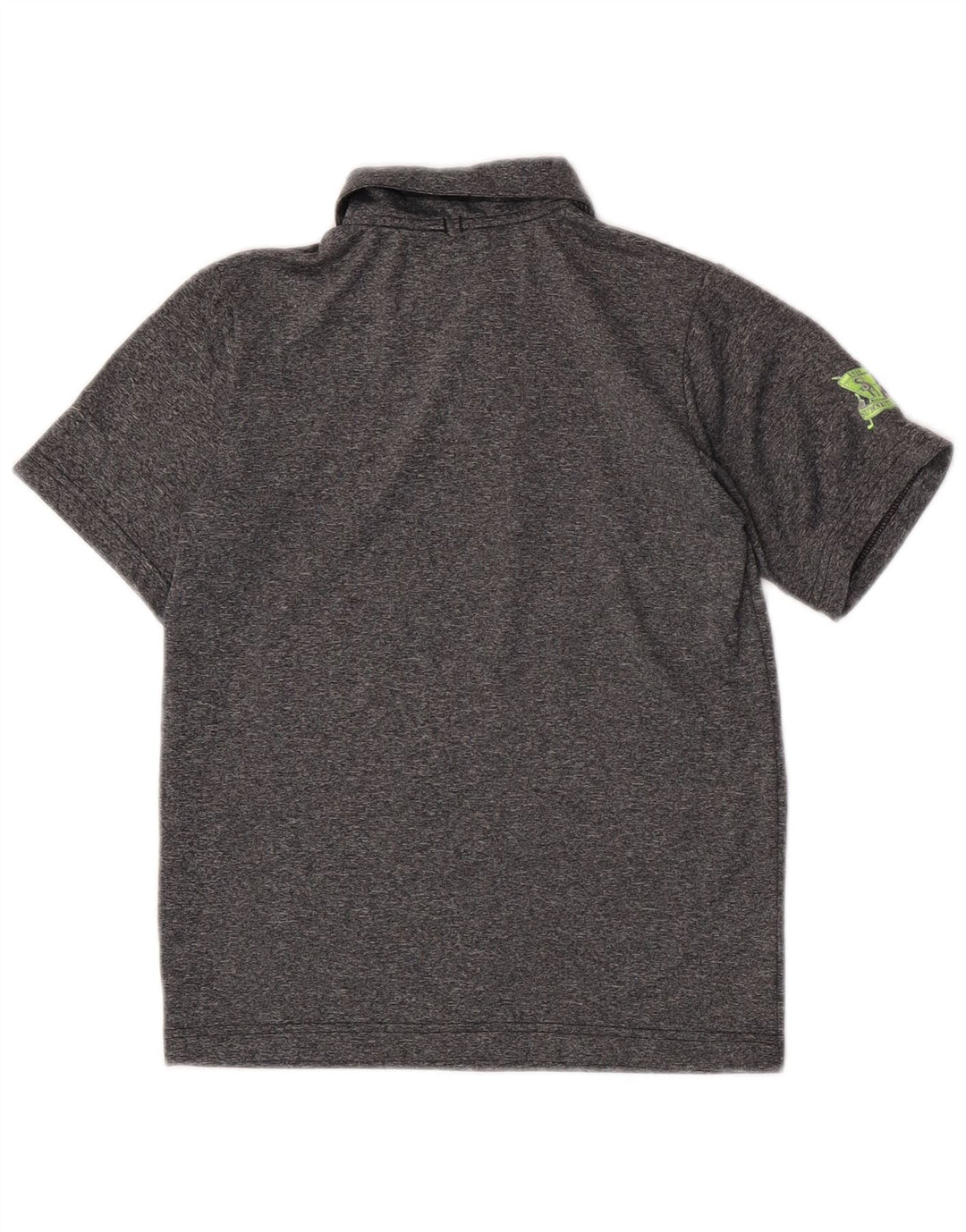 Tricou polo Nike Dri Fit pentru băieți 8-9 ani, mic, gri, poliester color bloc