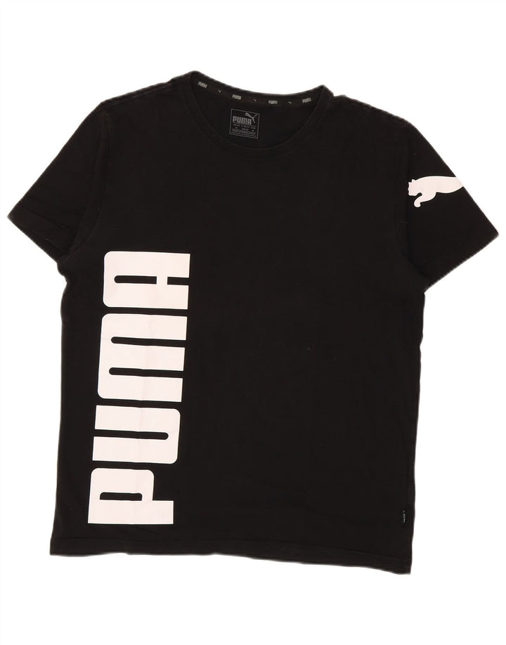 Tricou grafic Puma pentru bărbați Top Mediu Negru