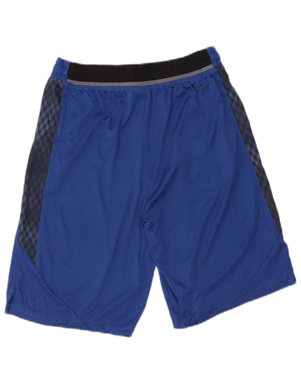 RUSSELL ATHLETIC Pantaloni scurți sport Dri-Power pentru femei Marea Britanie 18 2XL Albastru Bloc de culoare