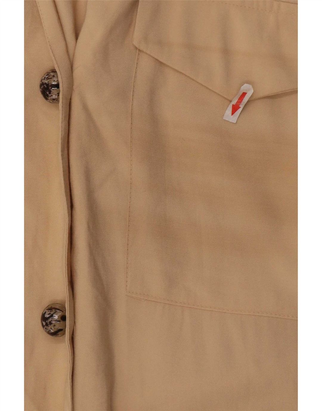 Cămașă pentru femei Zara UK 14 Medium Beige Viscose