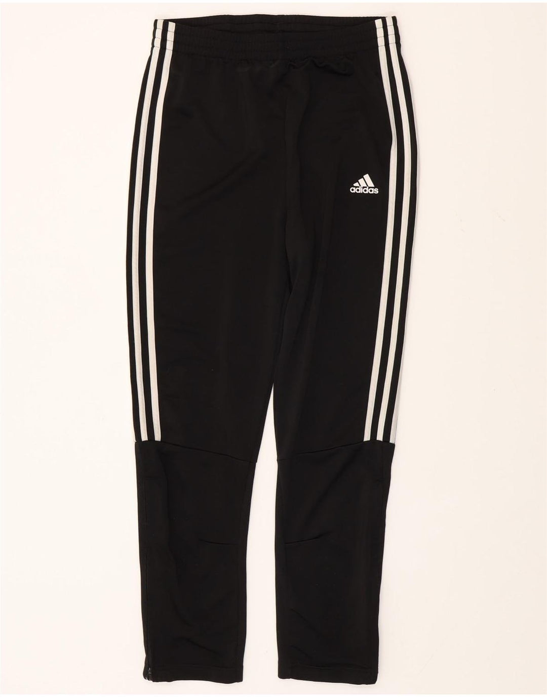 Pantaloni de trening ADIDAS pentru baieti 13-14 ani poliester negru