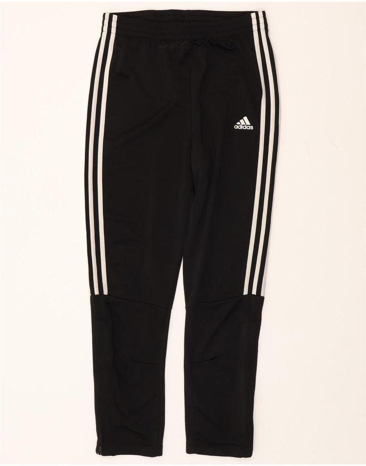 Pantaloni de trening ADIDAS pentru baieti 13-14 ani poliester negru