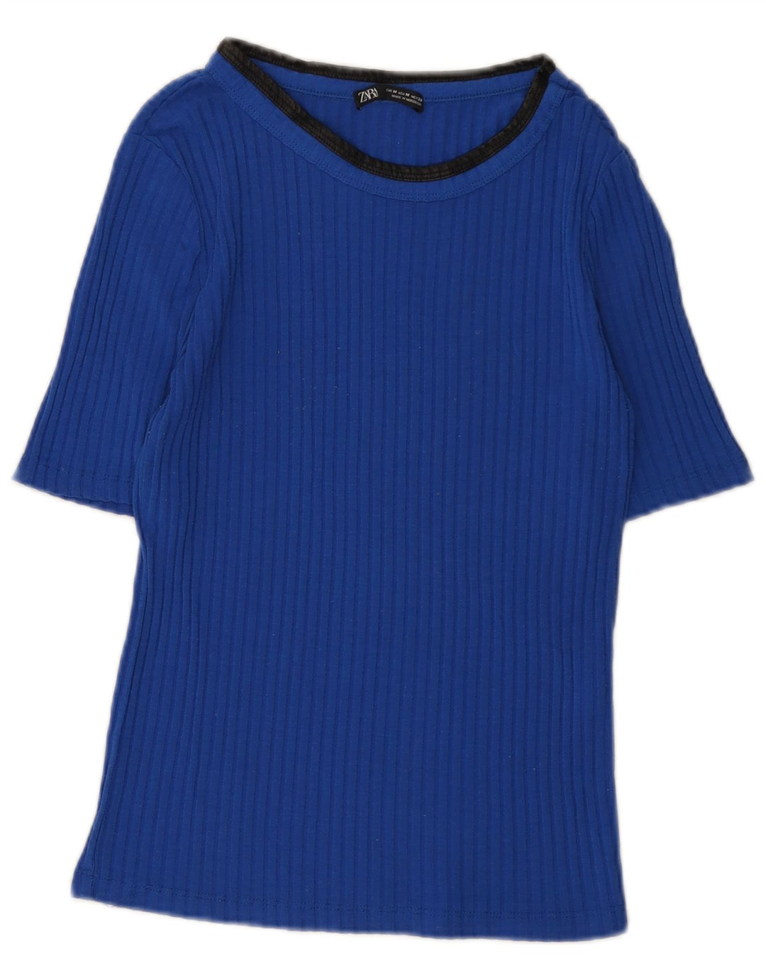 Tricou pentru femei Zara UK 12 Medium Blue