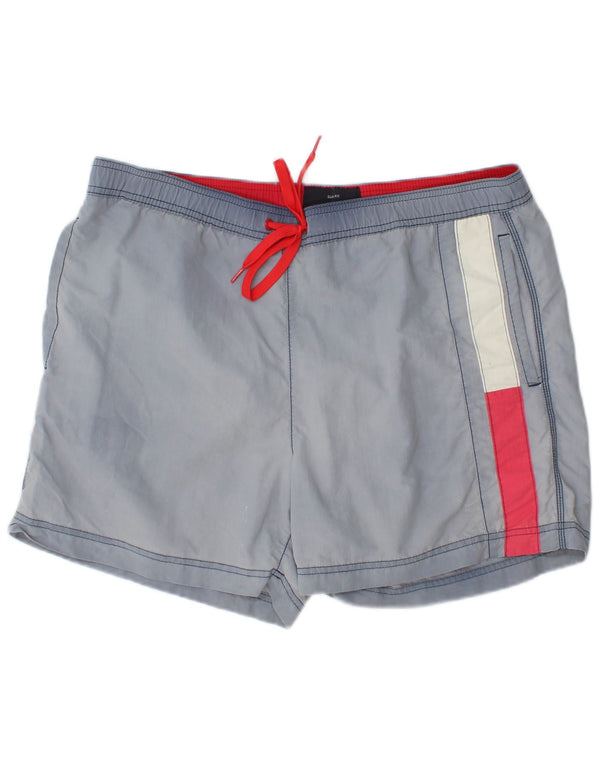 Pantaloni scurți de baie pentru bărbați Tommy Hilfiger, slim fit, XL, bleumarin, color block