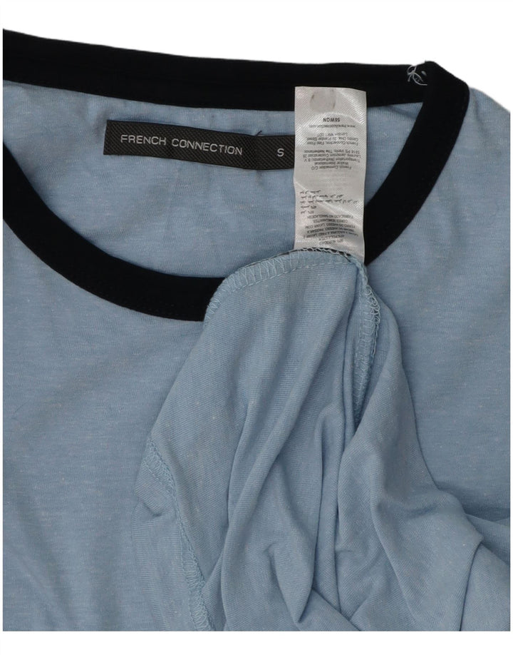 FRENCH CONNECTION Tricou bărbați Top mic albastru bumbac