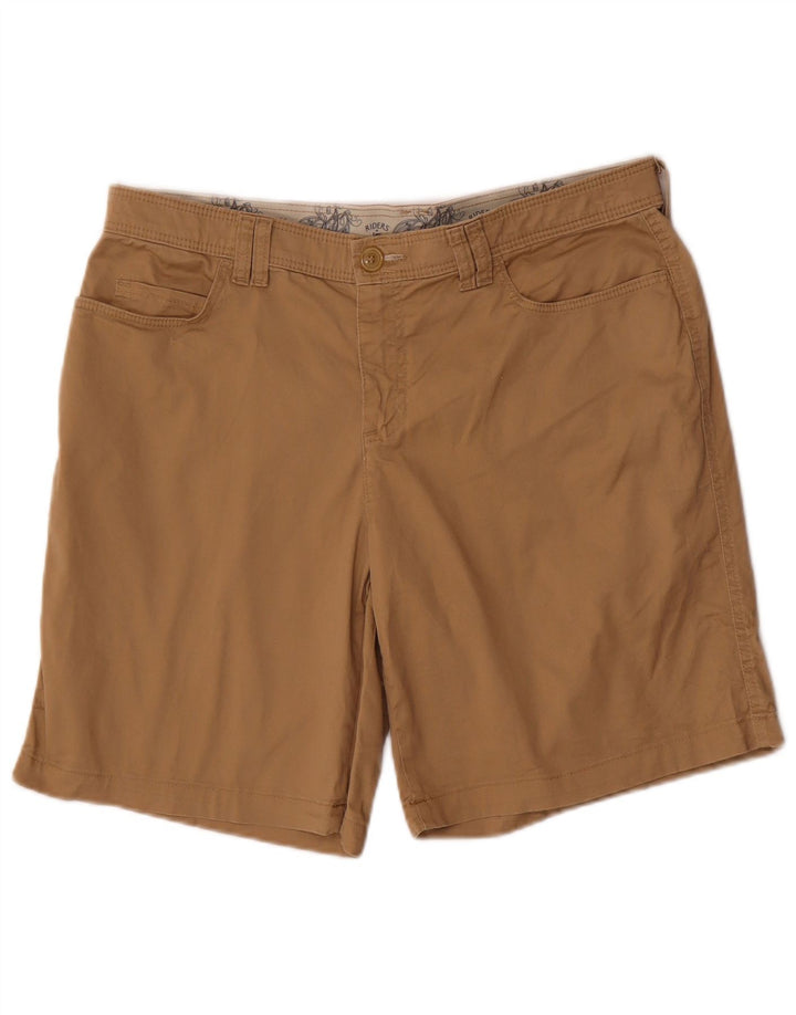 Pantaloni scurți casual pentru femei Lee US 12 Large W34 Beige Bumbac
