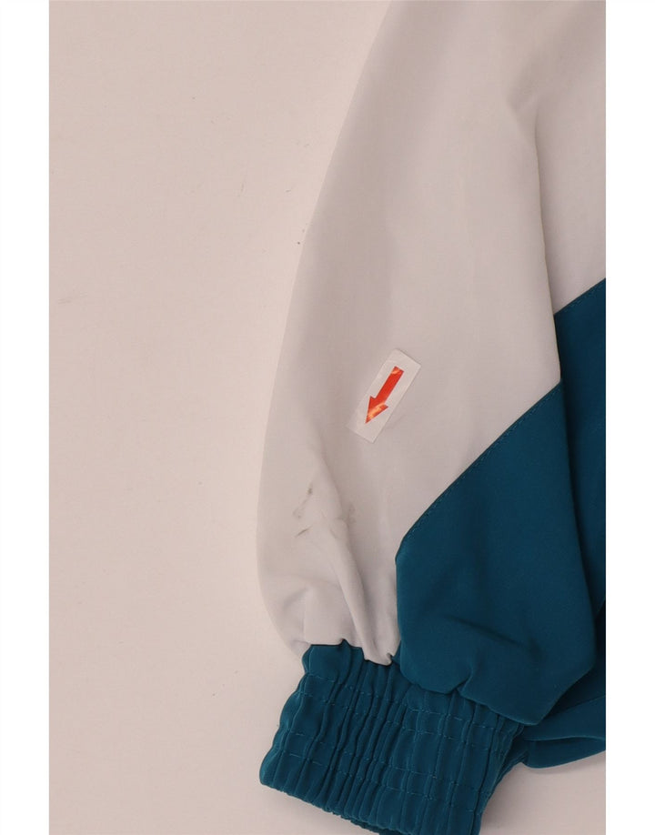 Jachetă de trening pentru bărbați vintage, mare, albastru, bloc de culoare