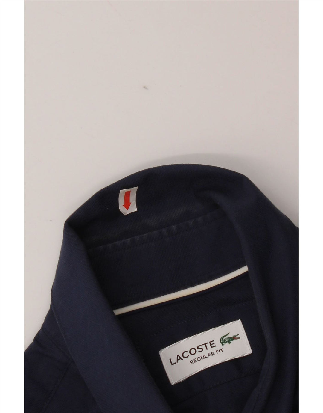 Cămașă Lacoste pentru bărbați, cu formă regulată, mărimea 40 15 1/2, bumbac, albastru bleumarin mediu