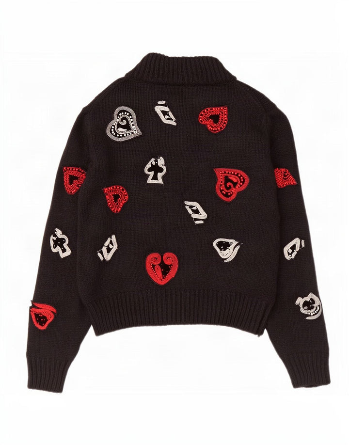 Pulover cu gât țestoasă pentru femei Zara UK 12 Medium Negru